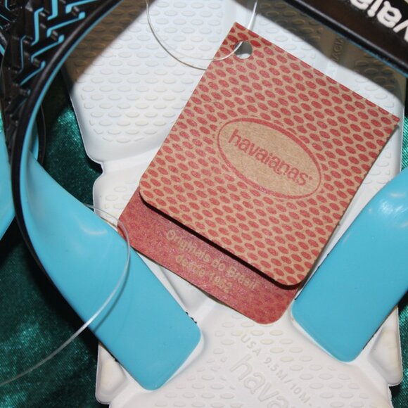 Havaianas Black and Blue Sandals - Picture 2 of 5
